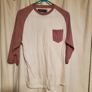 Men's Red And White T-shirt